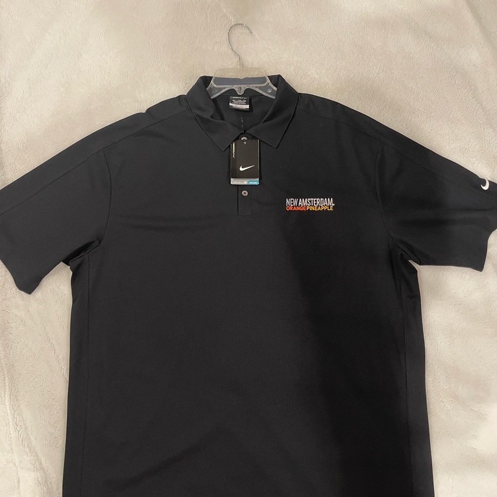 Nike golf polo shirt NewAmsterdam Orangepineapple dri-fit